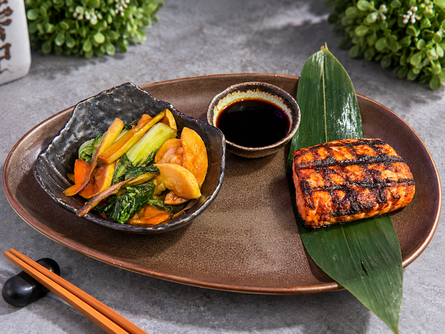 Salmon Grilled.