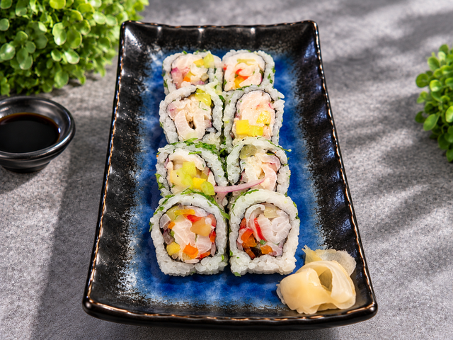 Ceviche Roll.