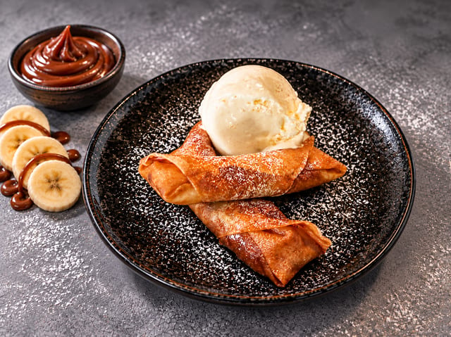 Nutella & Banana Roll.