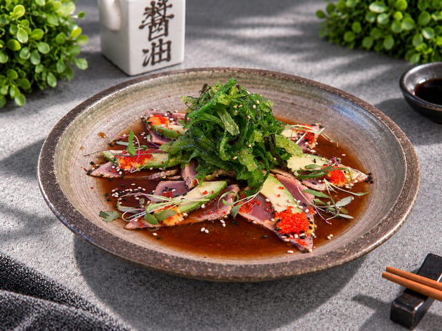 Cajun Tuna Tataki.