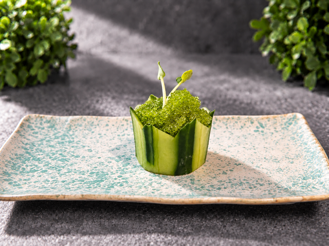 Tobiko Wasabi Sashimi.