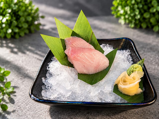 Hamachi Sashimi.