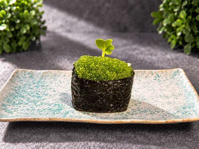 Tobiko Wasabi Sushi.