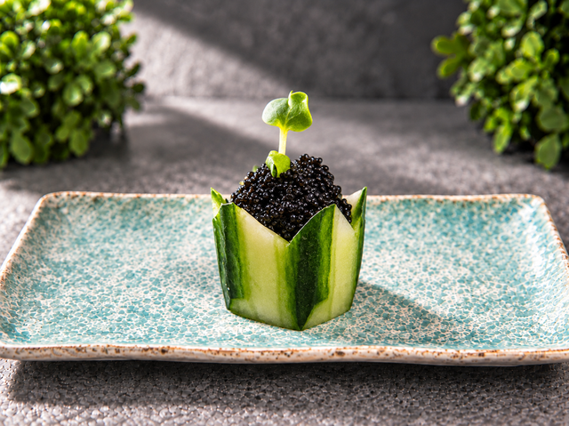 Tobiko Black Sashimi.